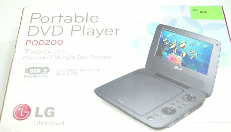 PRZENOŚNY ODTWARZACZ DVD PORTABLE PLAYER POD200