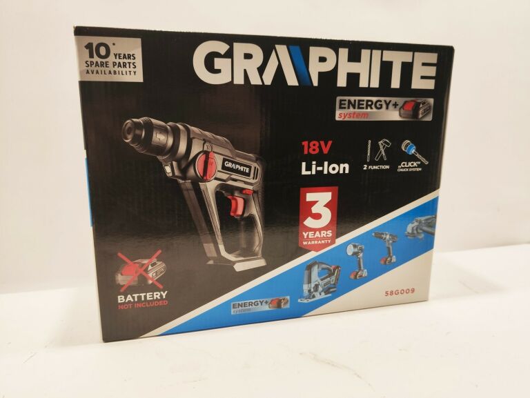 GRAPHITE ENERGY+ MŁOTOWIERTARKA SDS 18V AKU 58G00