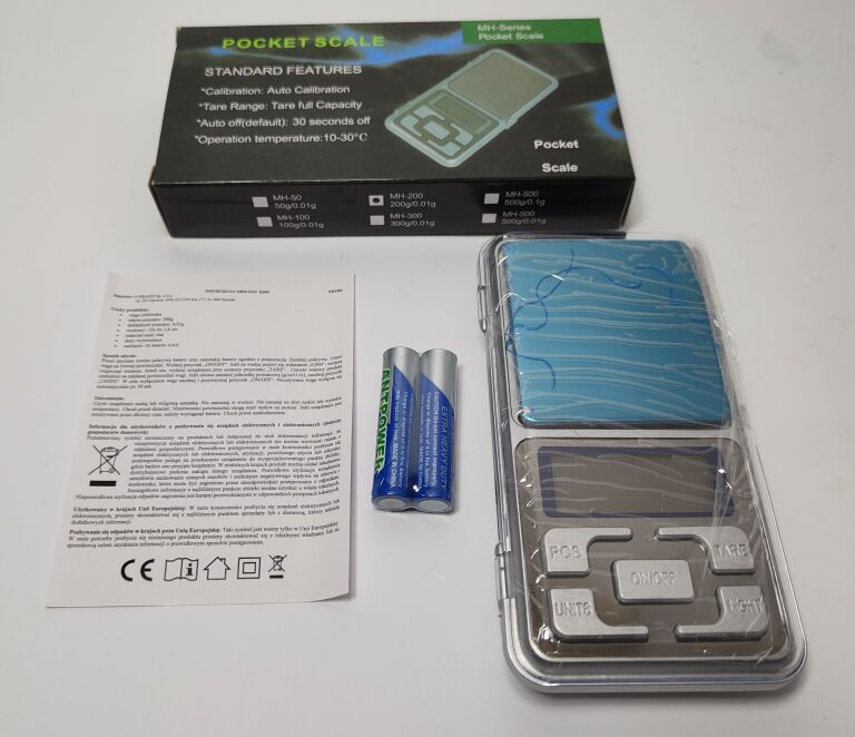 WAGA JUBILERSKA ELEKTRONICZNA 200 G - 0,01G