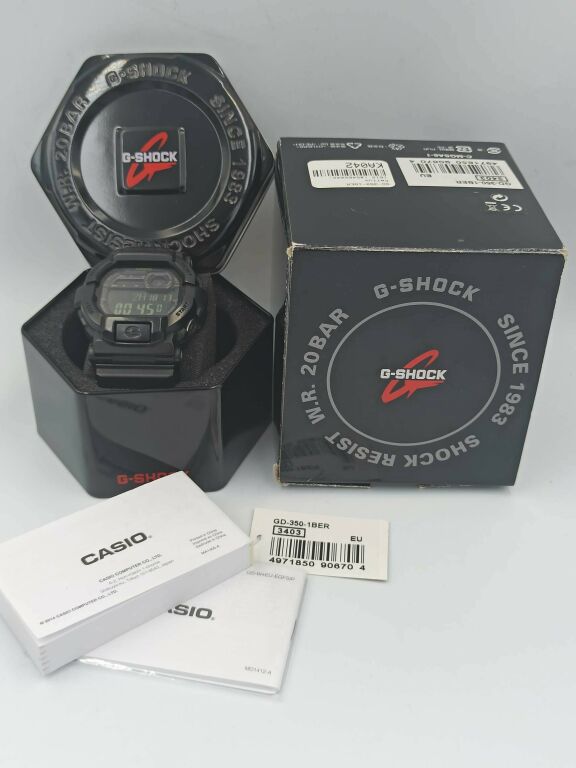 ZEGAREK CASIO G-SHOCK GD-350-1BER KOMPLET