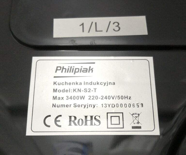 PŁYTA INDUKCYJNA PHILIPIAK KN-S2-T