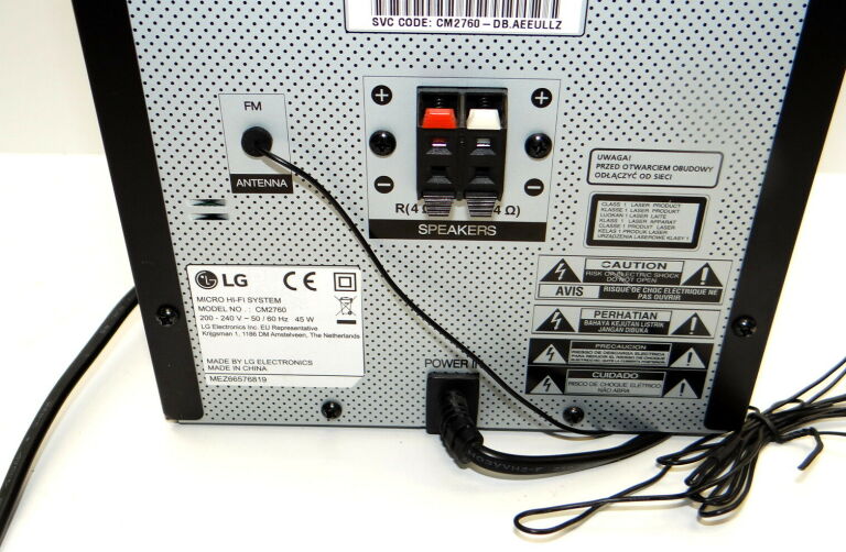 MINI WIEŻA LG CM2760 BRAK PILOTA (210930021)