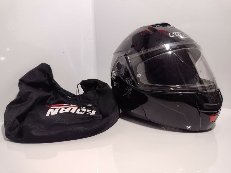 KASK NOLAN N90-2 R. M CZARNYOKAZJA OD LOOMBARD!