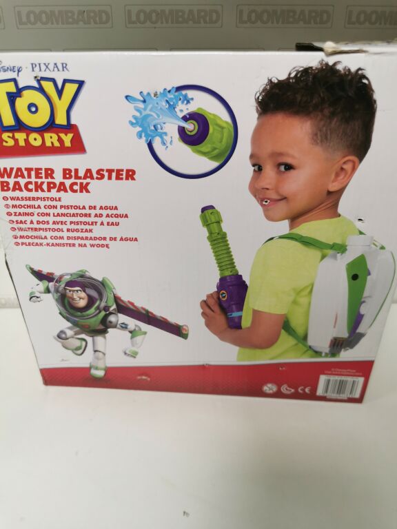 TOY STROY BUZZ ASTRAL PISTOLET NA WODĘ Z PLECAKIE