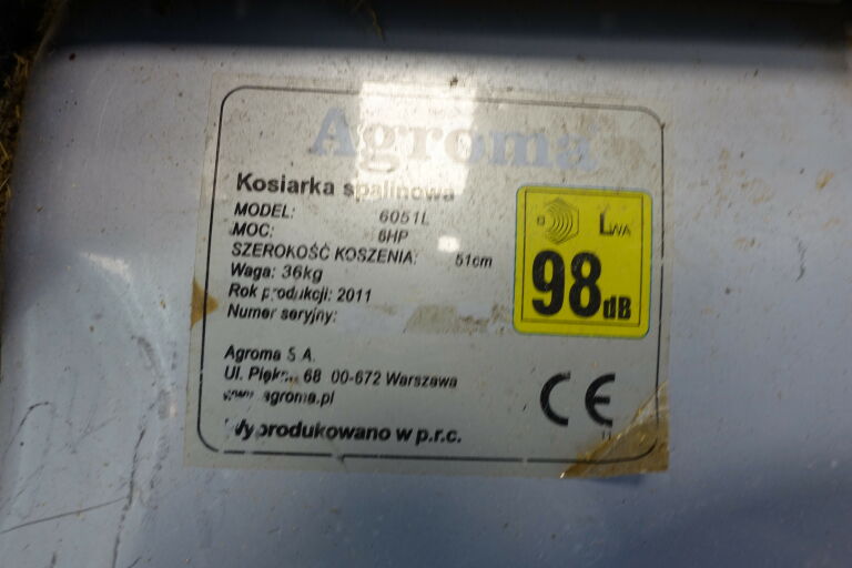 KOSIARKA SPALINOWA AGROMA 196CC CZYTAJ OPIS