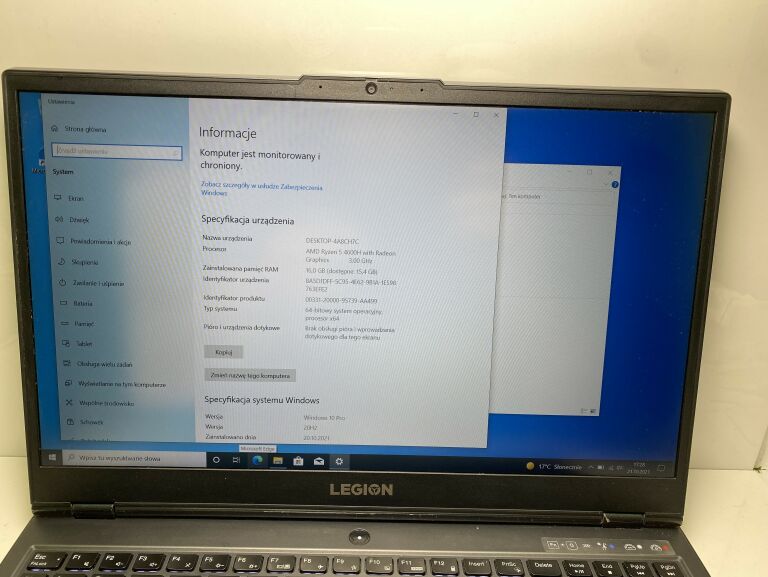 LENOVO LEGION 5 AMD 16GB 512GB 16GB GTX 1650TI