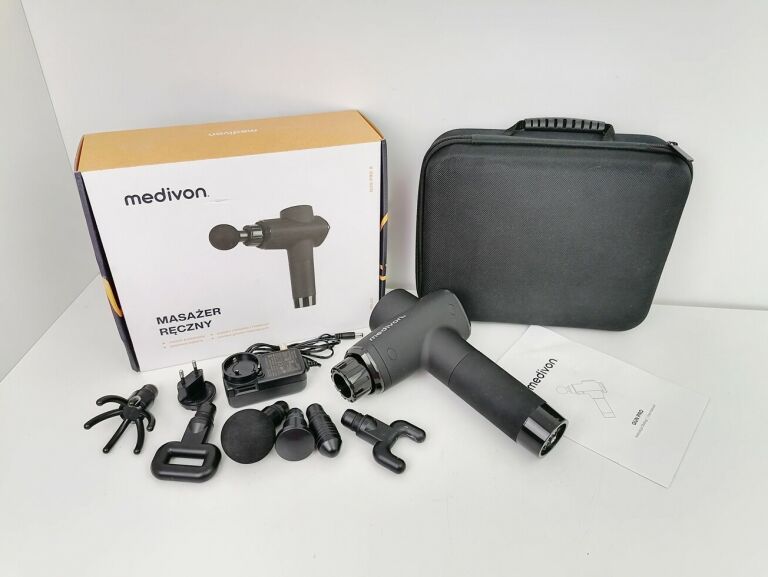 MASAŻER PISTOLET MEDIVON GUN PRO X KOMPLET
