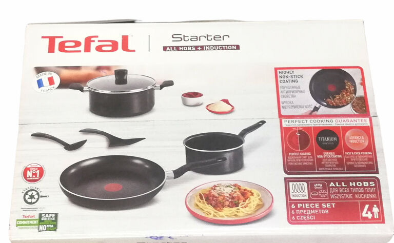 ZESTAW GARNKÓW TEFAL STARTER 6 ELEMENTOWY