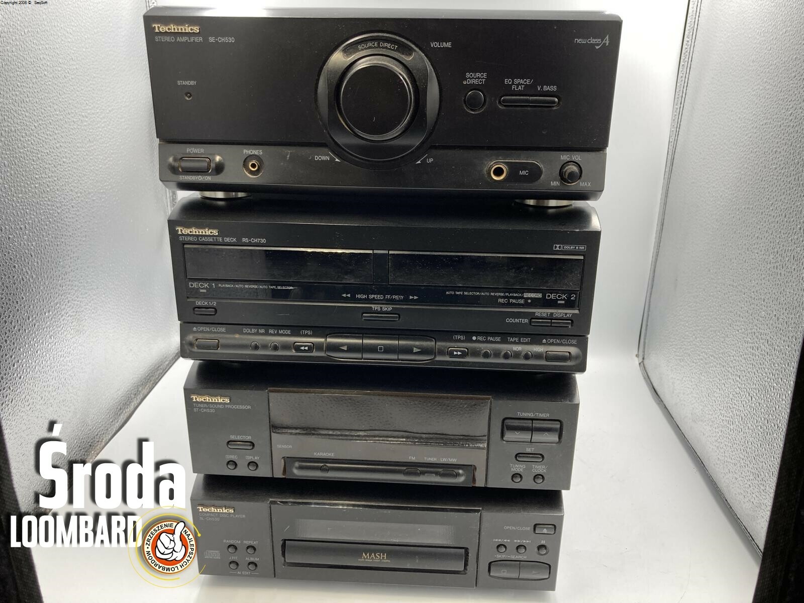 wieza-technics-4-segmenty-se-ch530-tasmy-stan-uzywany