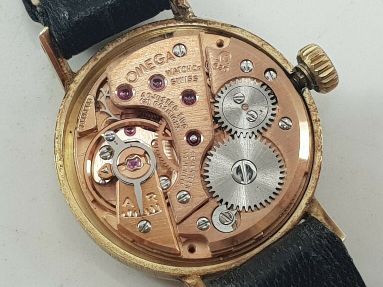 PIĘKNY ZŁOTY ZEGAREK OMEGA DAMSKI 14K 585 VINTAGE