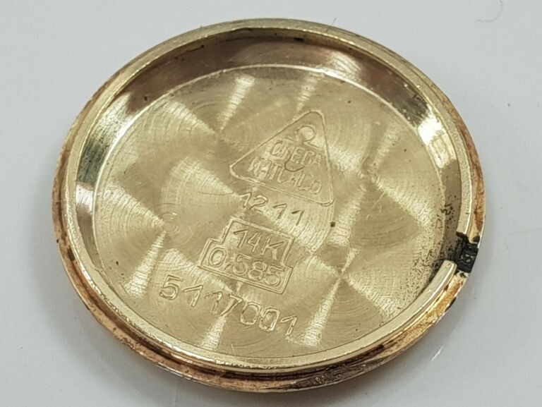 PIĘKNY ZŁOTY ZEGAREK OMEGA DAMSKI 14K 585 VINTAGE