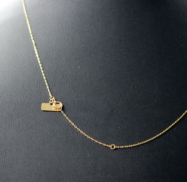 ZŁOTY ŁAŃCUSZEK GWIAZDA 333 45CM 0,69G.