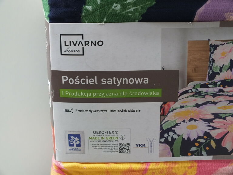 LIVARNO HOME POŚCIEL Z BAWEŁNY SATYNOWEJ 160 X 20
