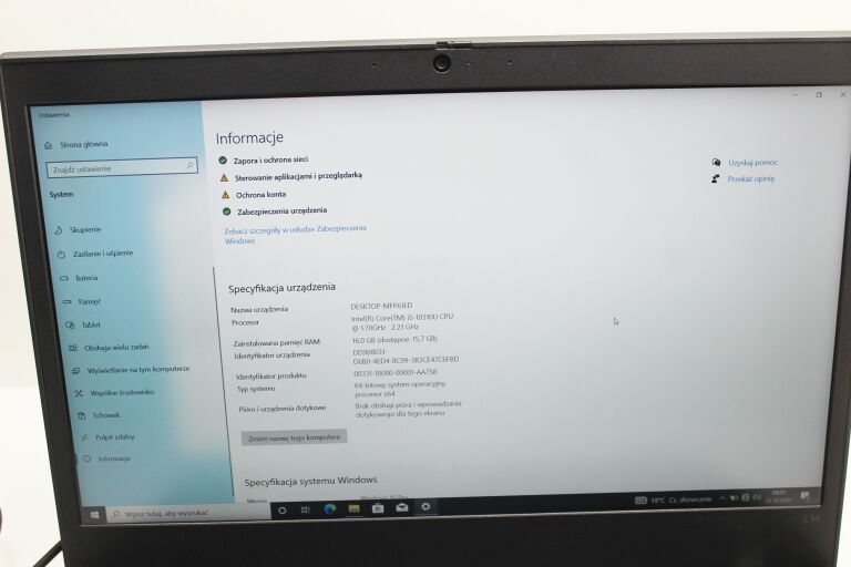 LAPTOP LENOVO L14 GEN 1