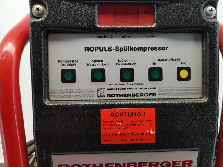 ROTHENBERGER SPRĘŻARKA DO PŁUKANIA INSTALACJI