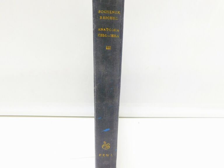 KSIĄŻKA ANATOMIA CZŁOWIEKA TOM III BOCHENEK/1955