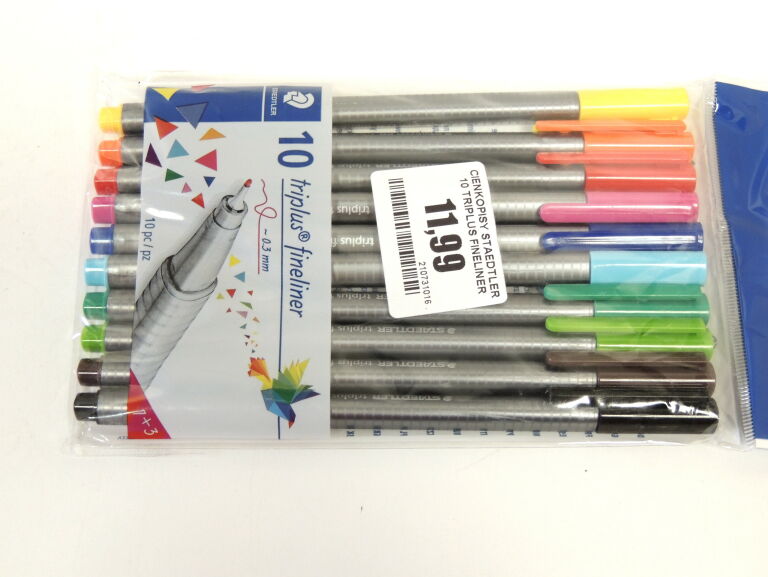 CIENKOPISY STAEDTLER 10 TRIPLUS FINELINER 0.3MM