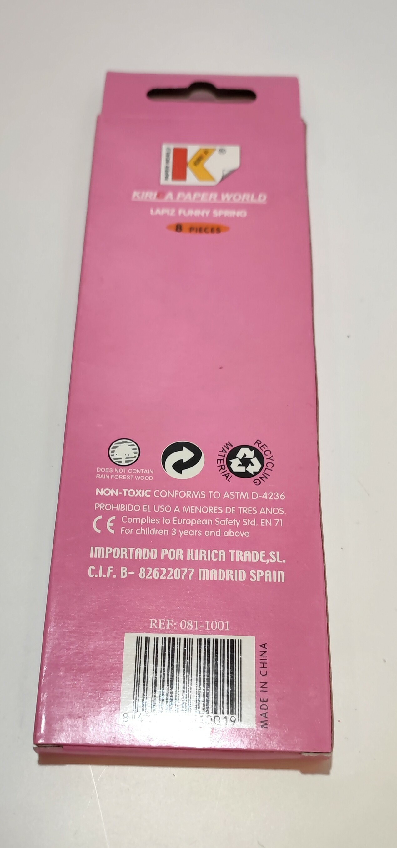 olowki-kirica-paper-world-lapiz-funny-spring-8szt-ean-gtin-8435154310019