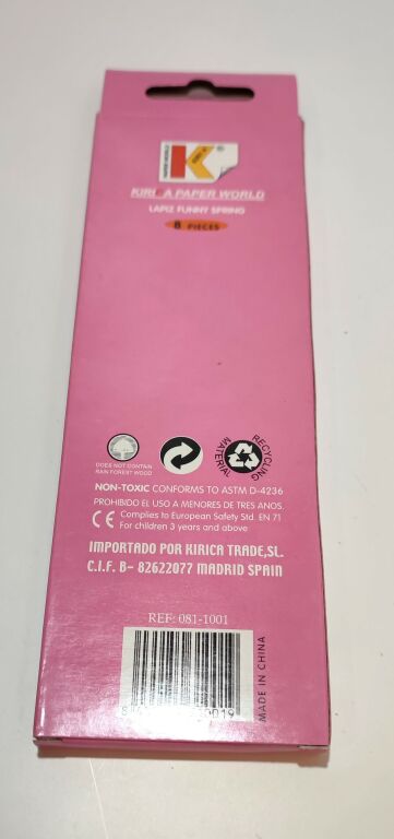 olowki-kirica-paper-world-lapiz-funny-spring-8szt-ean-gtin-8435154310019