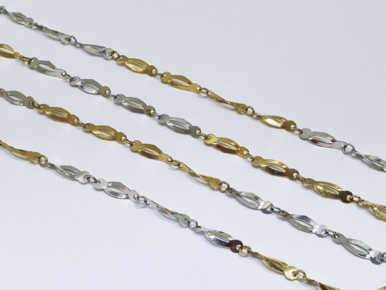 zloty-dwukolorowy-lancuszek-pr585-dl50cm-317g-material-15835-2