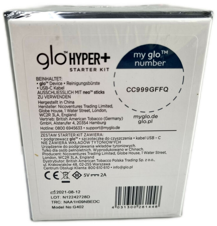 PODGRZEWACZ TYTONIU GLO HYPER PLUS