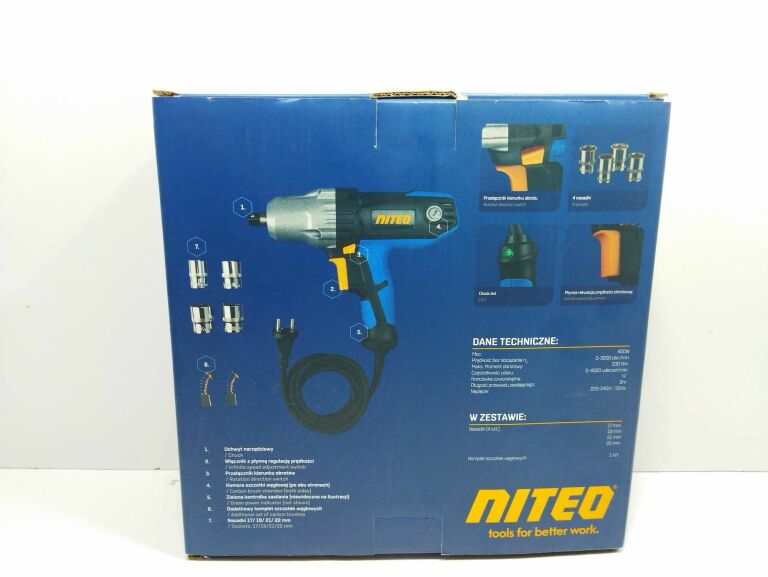 KLUCZ UDAROWY NITEO 450W 330NM KPL