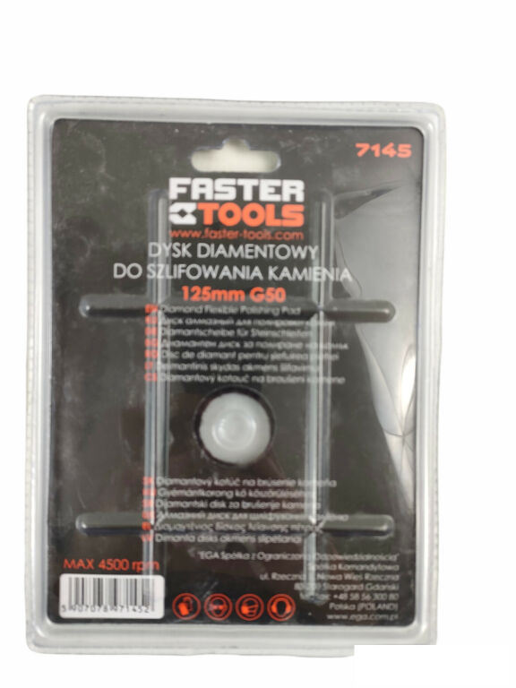 DYSK DIAMENTOWY DO SZLIFOWANIA KAMIENIA