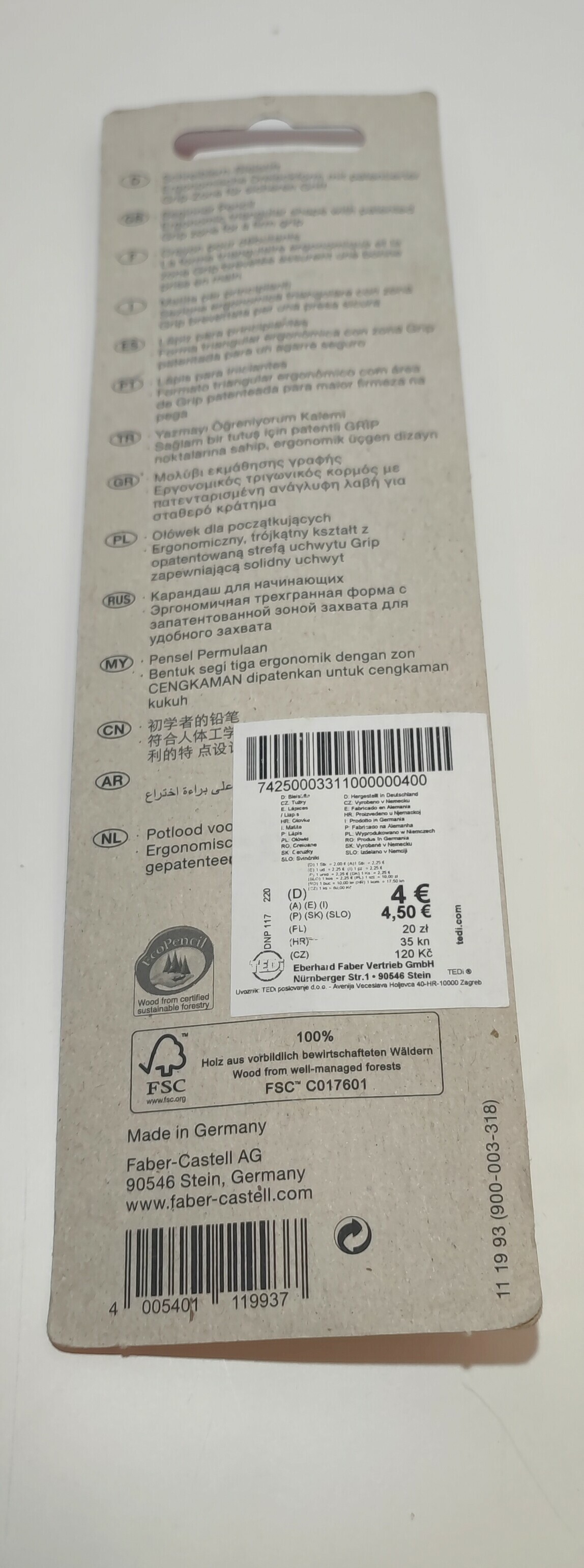 faber-castell-olowek-zielony-hb-stan-uzywany