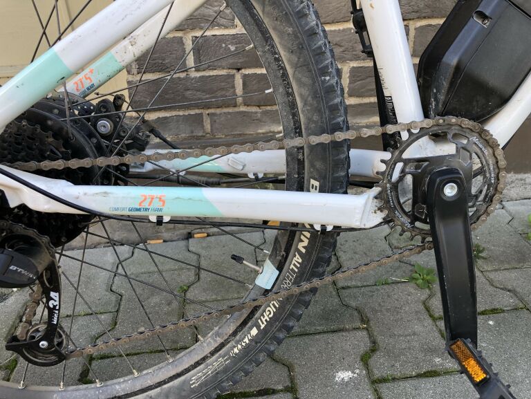 ELEKTRYCZNY ROCKRIDER MTB E-ST 100 KOŁA 27,5 / S
