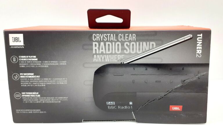 RADIO JBL TUNER 2 CZARNY DAB+/FM
