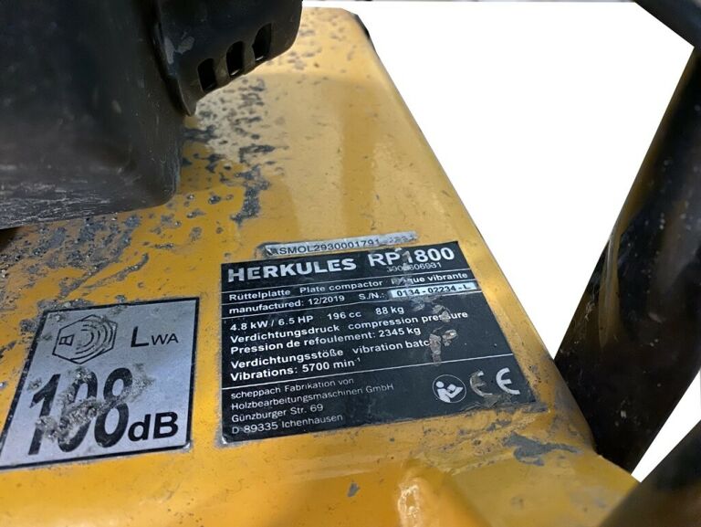 ZAGĘSZCZARKA HERKULES RP 1800 4,8KW 105DB