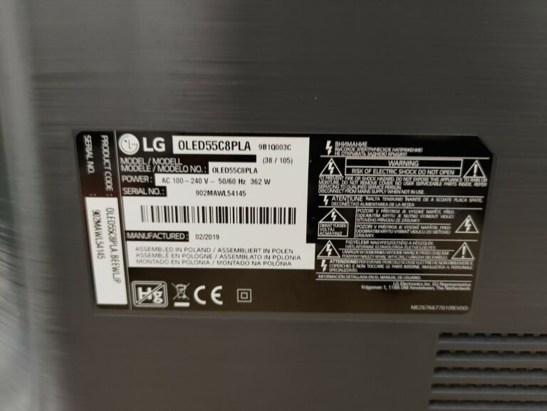TV LG OLED55C8 4K+ PILOT UBEZPIECZENIE