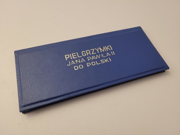 3 MONETY PIELGRZYMKI JANA PAWŁA II DO POLSKI