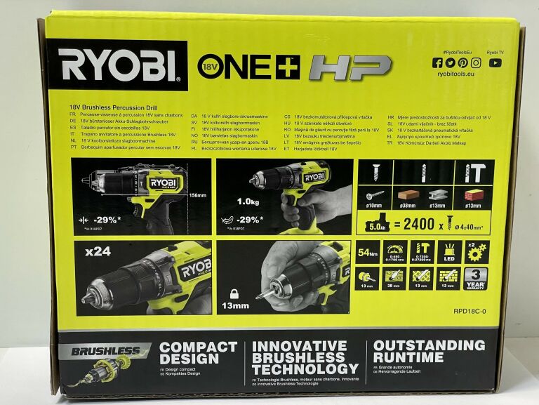 WKRĘTARKA UDAROWA RYOBI ONE+ HP RPD18C-0