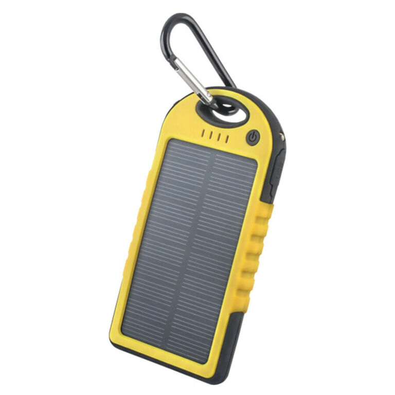 POWER BANK SOLARNY 5000MAH STB-200 ŻÓŁTY