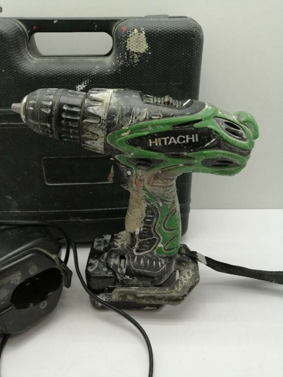 WIERTARKO-WKRĘTARKA HITACHI DS12DVF3 + AKU + LAD
