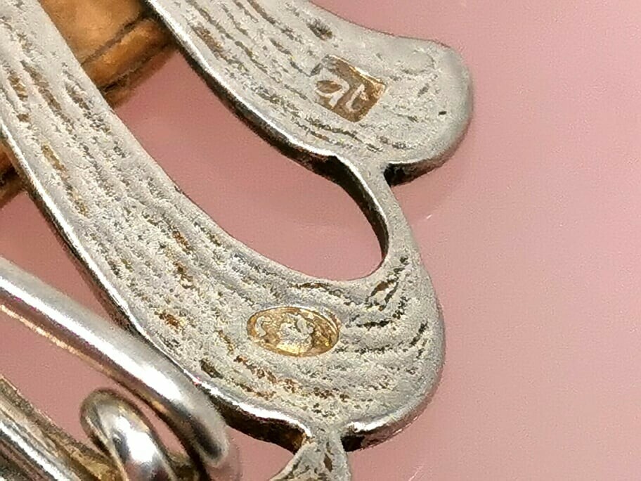 warmet-broszka-jadeit-agat-klodzko-oryg-metka-kolor-dominujacy-srebrny