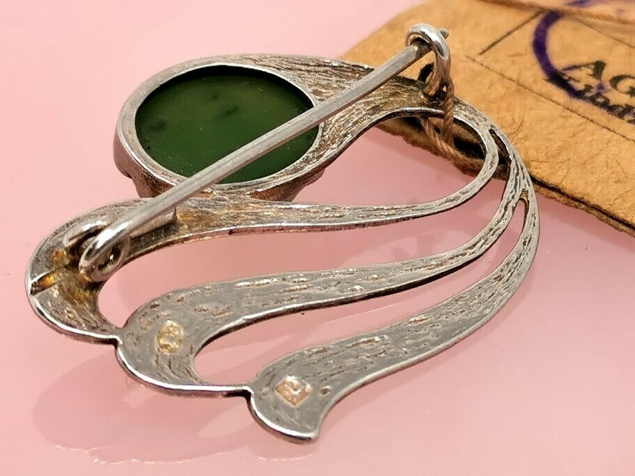 warmet-broszka-jadeit-agat-klodzko-oryg-metka-material-srebro