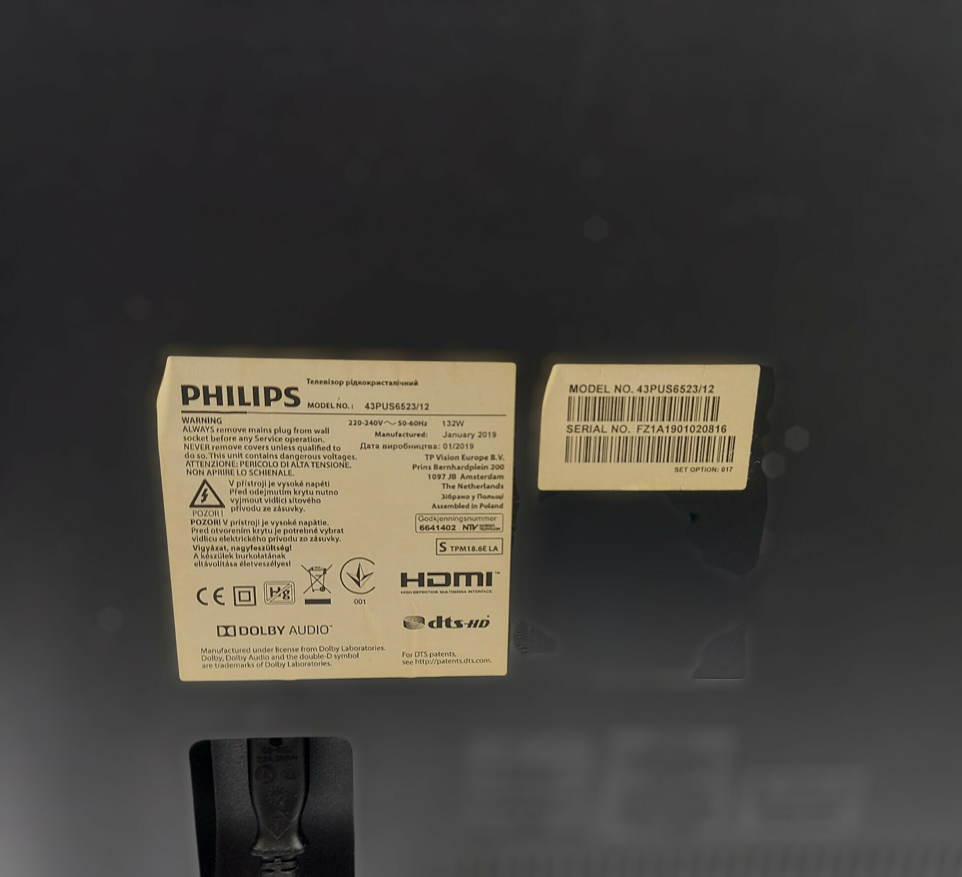 philips-led-43pus652312-hdr-4k-uszkodzony-kod-producenta-43pus652312