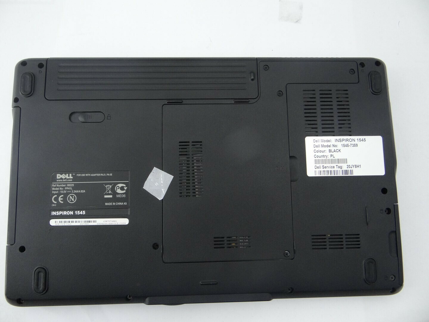 laptop-dell-inspiron-1545-seria-procesora-intel-pentium-dual-core