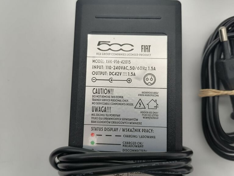 HULAJNOGA ELEKTRYCZNA FIAT F500-F85 GWARANCJA !!