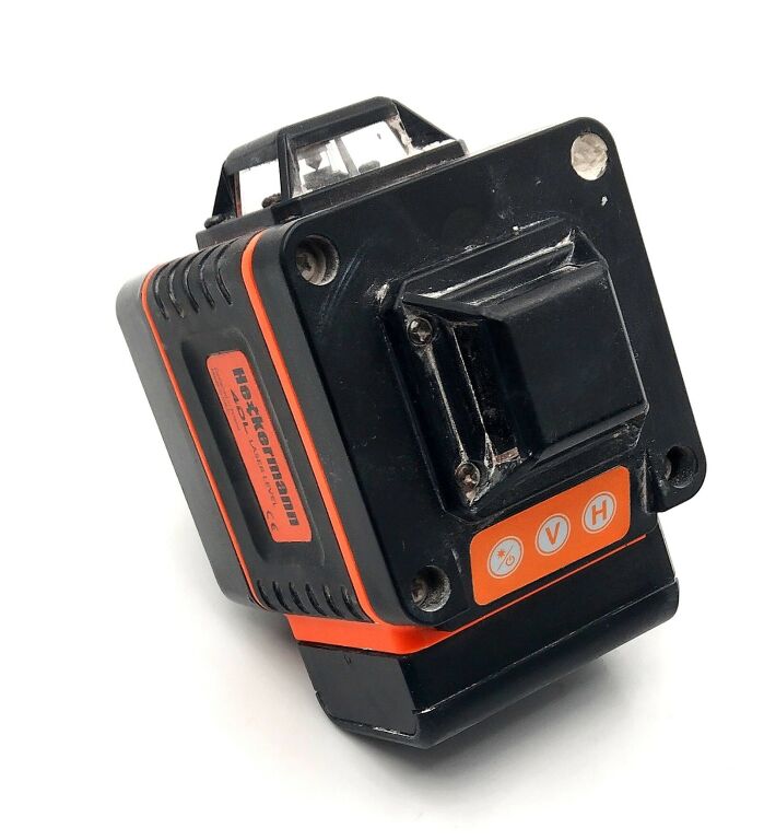 poziomica-laserowa-4dl-heckermann-zestaw-stan-uzywany