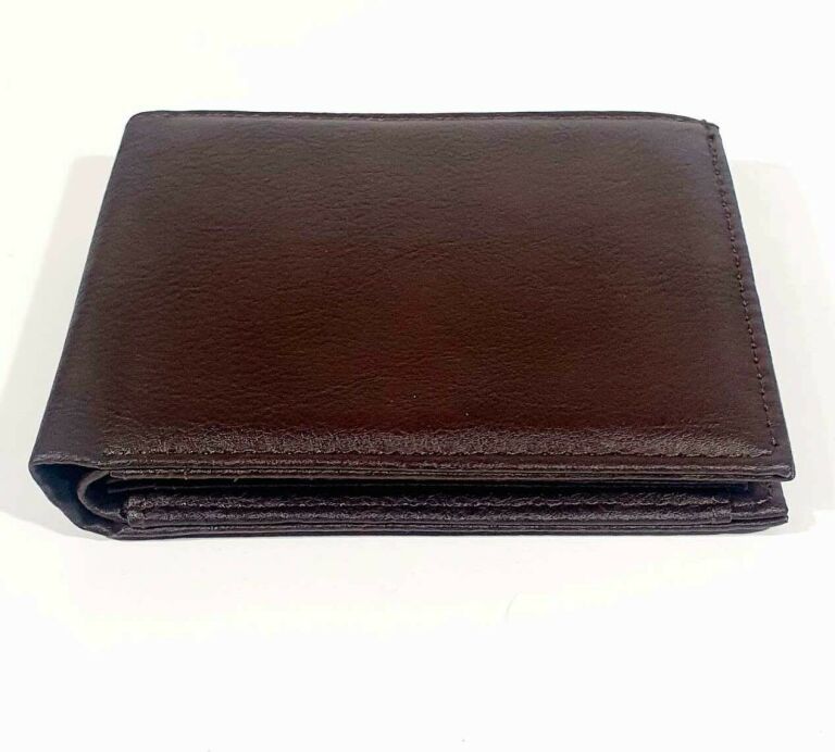 MĘSKI PORTFEL- CIEMNOBRĄZOWY