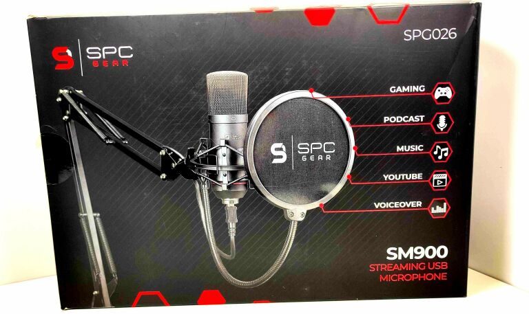 MIKROFON STREAMOWY SPC GEAR SM900 (SPG026) USB
