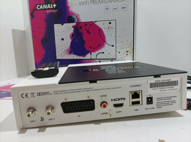 DEKODER WIFI PREMIUM BOX+ @ KOMPLET