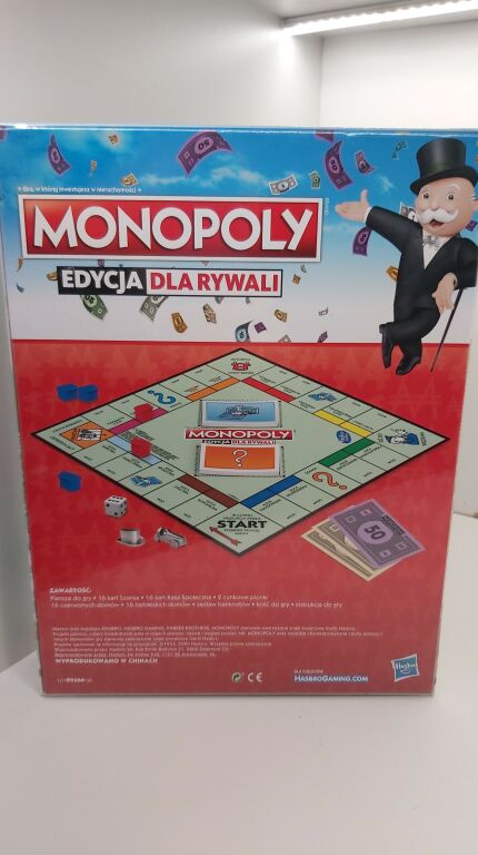 GRA MONOPOLY - EDYCJA DLA RYWALI HASBRO E9264
