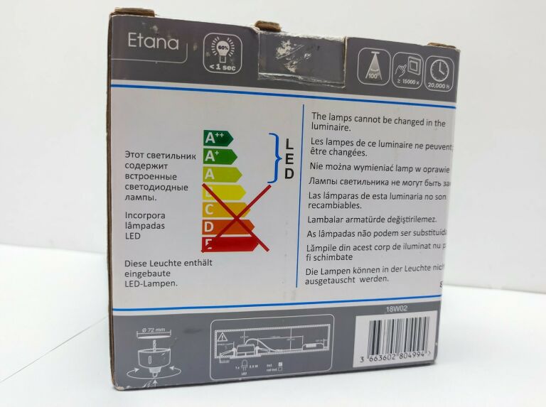 OCZKO LED COLOURS ETANA YKRS2KF01B