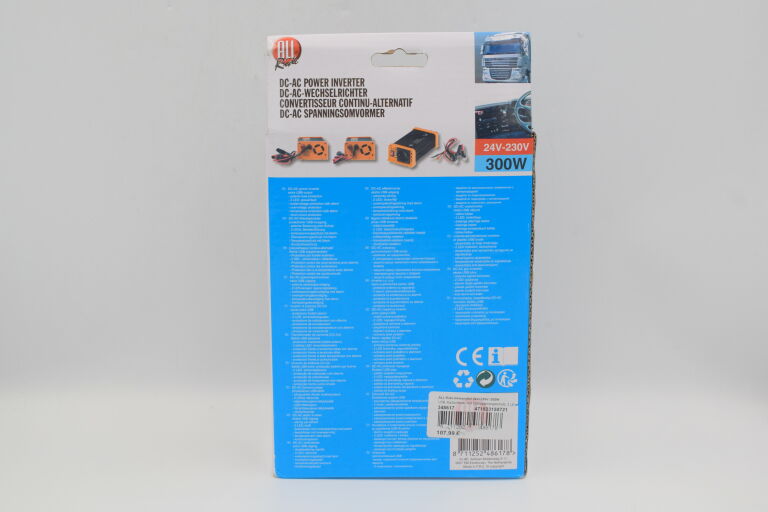 PRZETWORNICA DC-AC ALL RIDE USB 24V-230V 300W