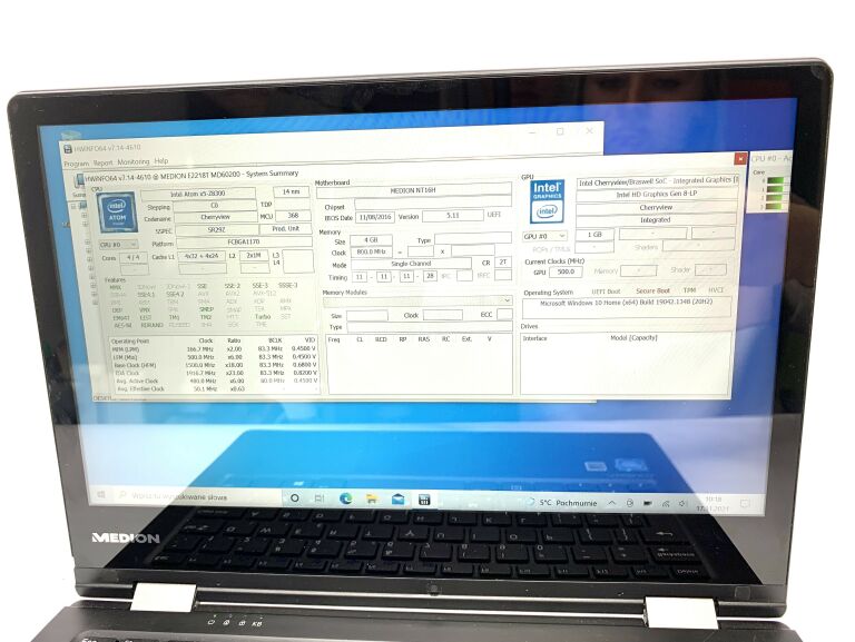 LAPTOP MEDION AKOYA E2218T MD 60200