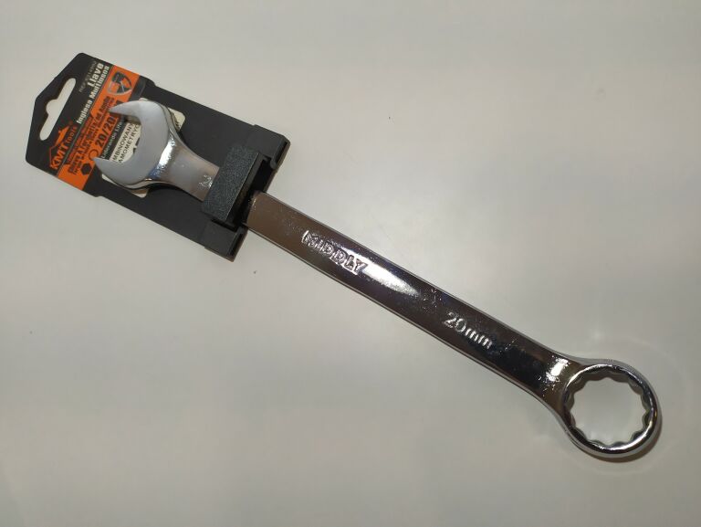 KLUCZ NASTAWNY PŁASKO OCZKOWY 20MM KMT TOOLS